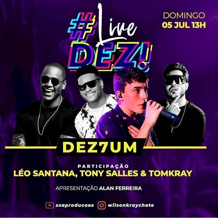 Final de semana chegou, confira as lives que agitarão sua quarentena dia 05